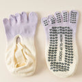 Findszx | Women’s Strapped Five-Toe Yoga Socks with Grip for Pilates, Dance & Indoor Fitness
