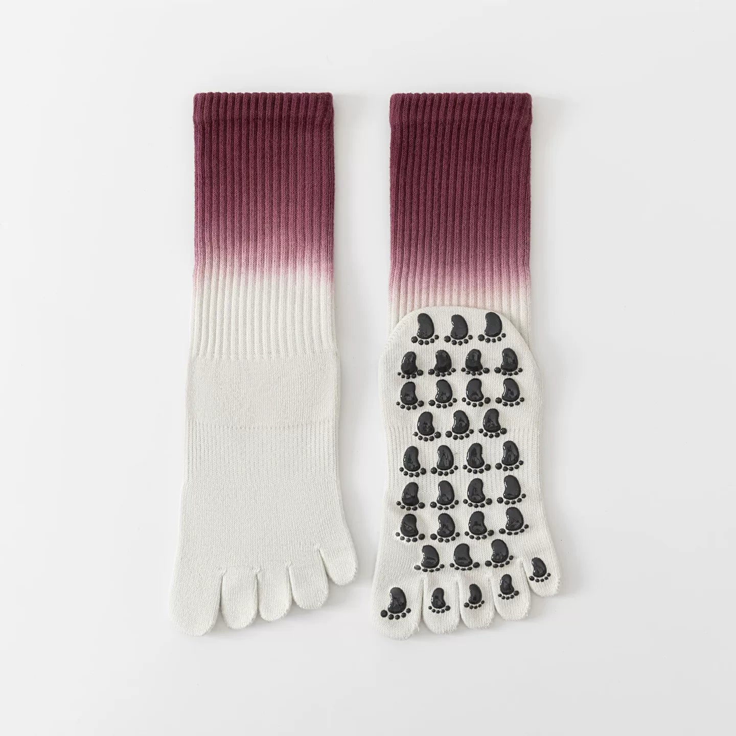 Findszx | Women’s Lightweight Five-Toe Yoga Socks with Grip for Pilates & Indoor Training