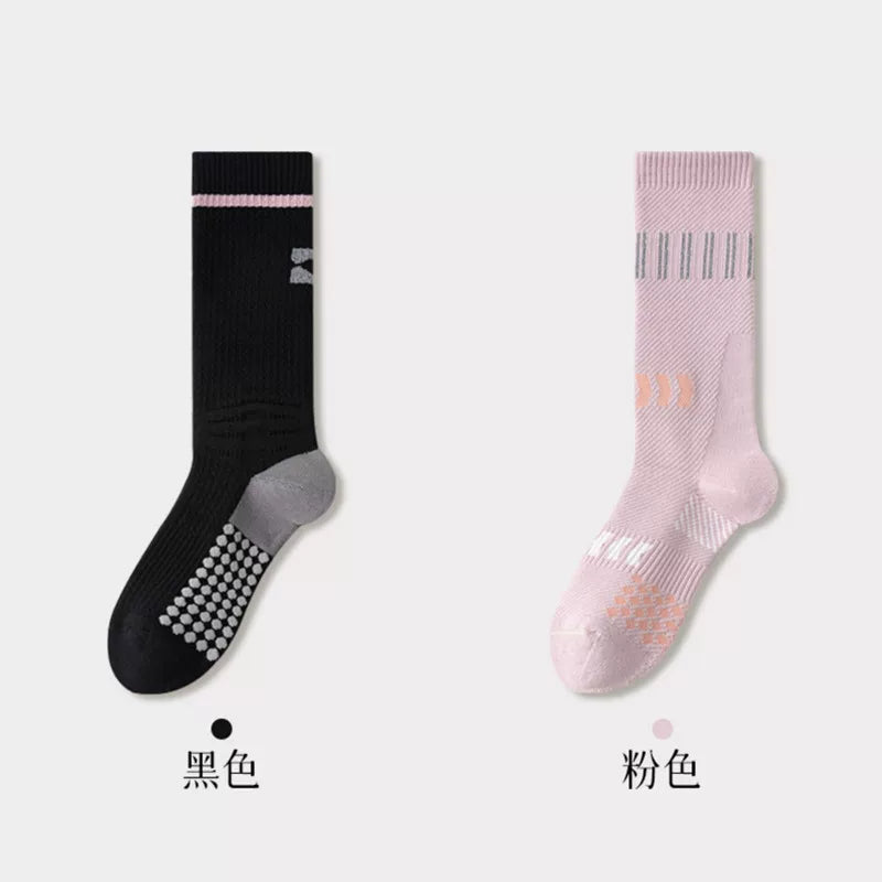 Findszx | Women’s Cushioned Mid-Calf Cotton Sports Socks for Indoor Fitness & Daily Training