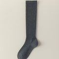 Findszx | Women’s Warm Wool-Blend Knee-High Socks with Striped Design for Autumn & Winter Wear