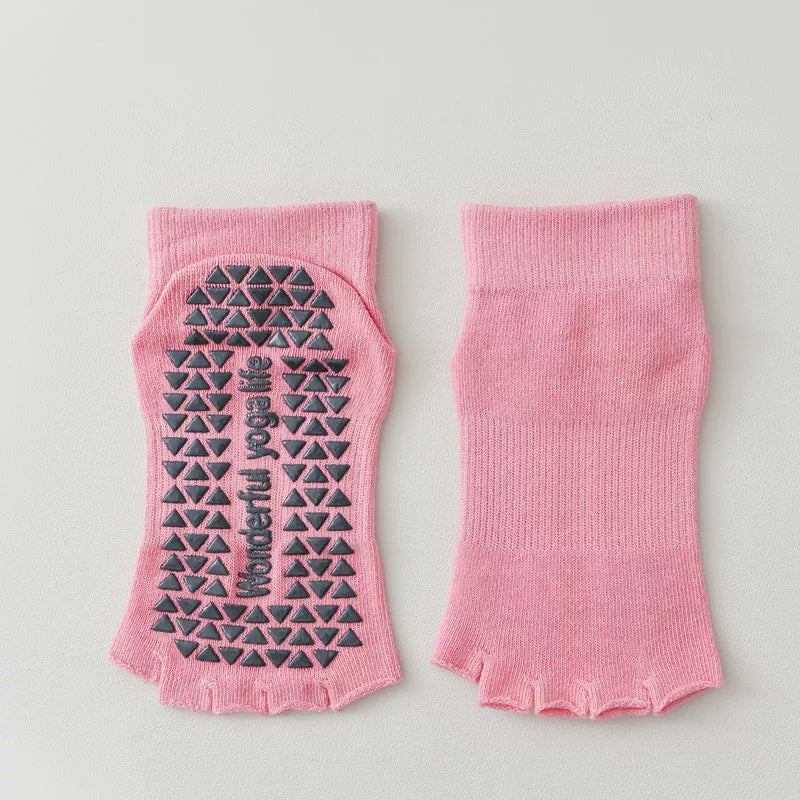 Findszx | Open-Toe Five-Toe Short Socks for Women, Lightweight Design for Yoga, Pilates & Dance