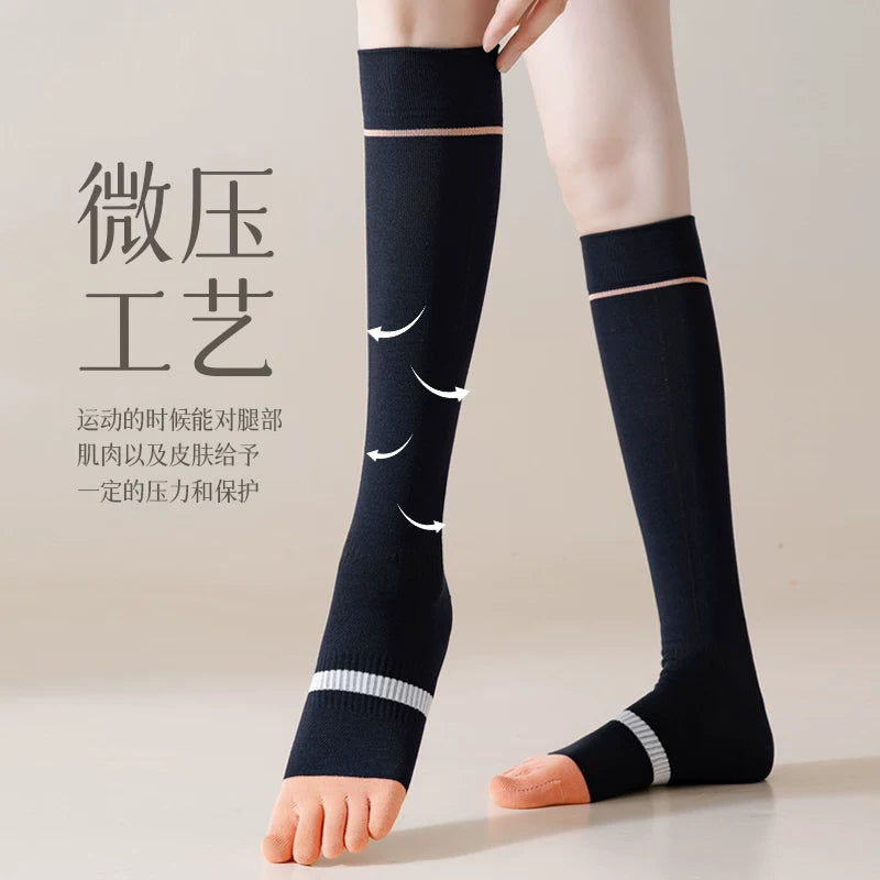 Findszx | Women’s Five-Toe Calf Socks for Spring & Autumn Indoor Fitness and Everyday Wear