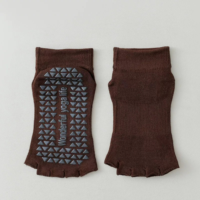 Findszx | Open-Toe Five-Toe Short Socks for Women, Lightweight Design for Yoga, Pilates & Dance