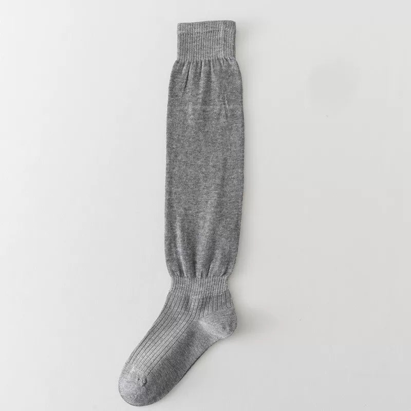 Findszx | Relaxed Scrunch-Style Calf Socks for Women, Lightweight Mid-High Design, Everyday Casual Wear