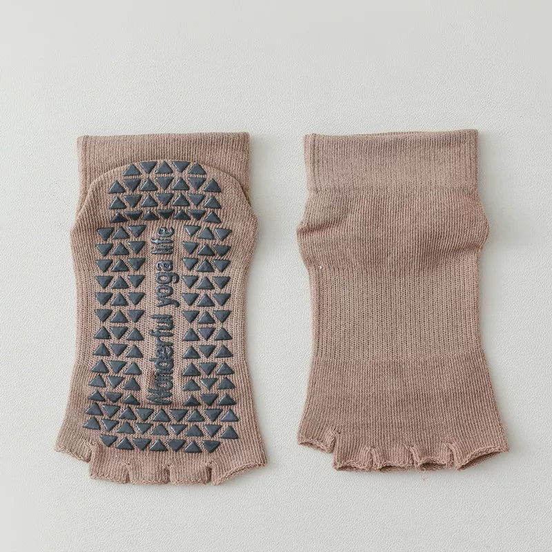Findszx | Open-Toe Five-Toe Short Socks for Women, Lightweight Design for Yoga, Pilates & Dance