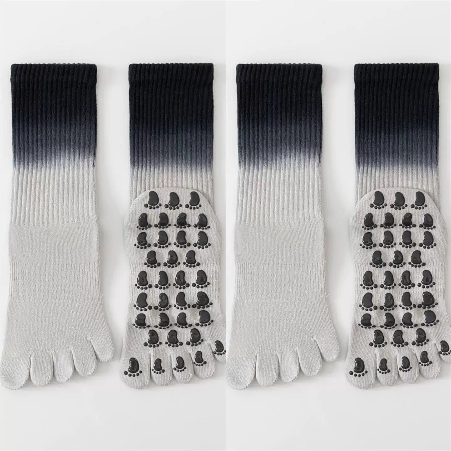 Findszx | Women’s Lightweight Five-Toe Yoga Socks with Grip for Pilates & Indoor Training