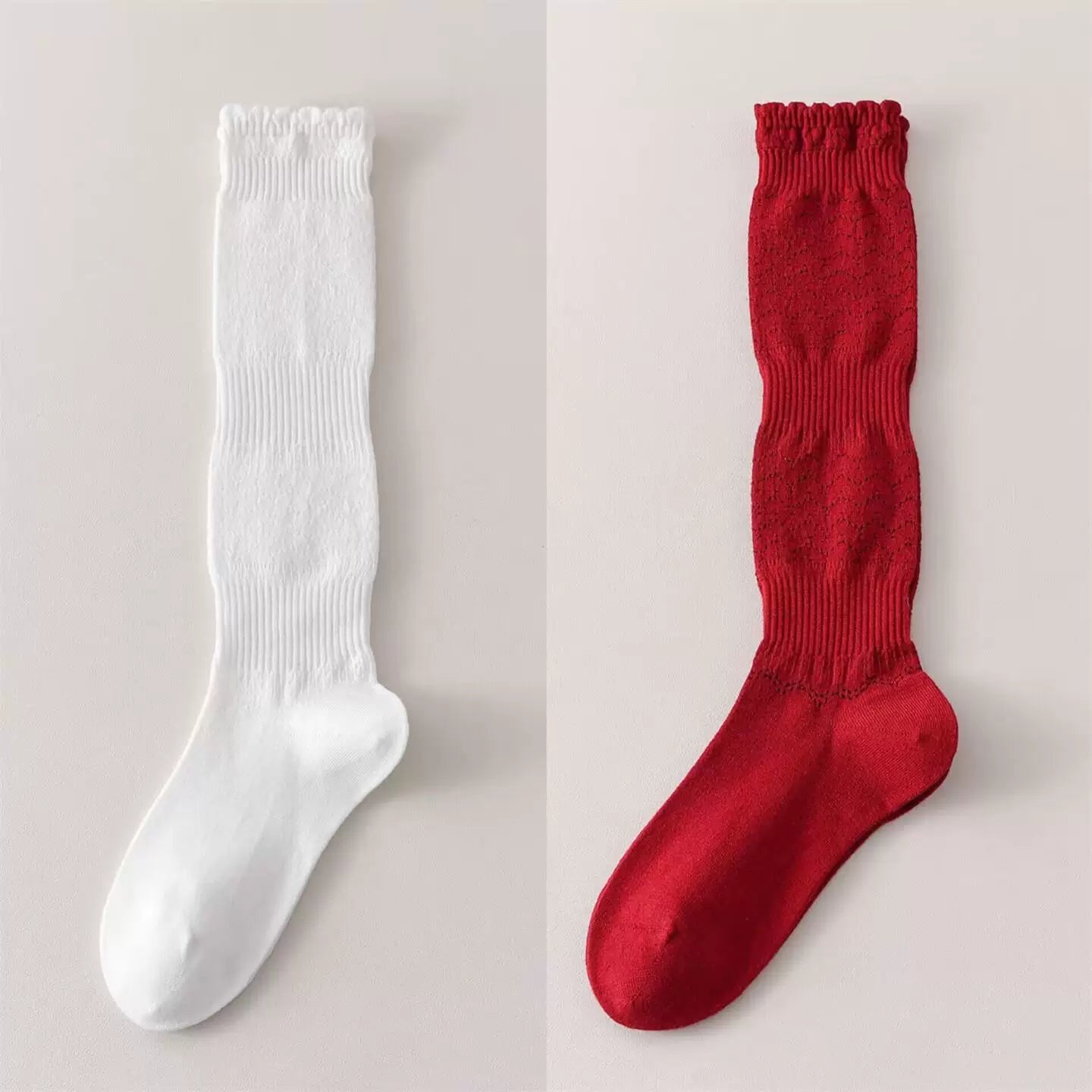Findszx | Women’s Merino Wool Lace Calf Socks with Open-Knit Texture for Everyday Fashion Wear