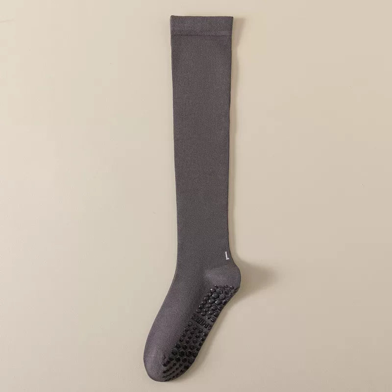 Findszx | Women’s Mid-Calf Yoga Socks with Grip for Pilates, Dance & Indoor Fitness