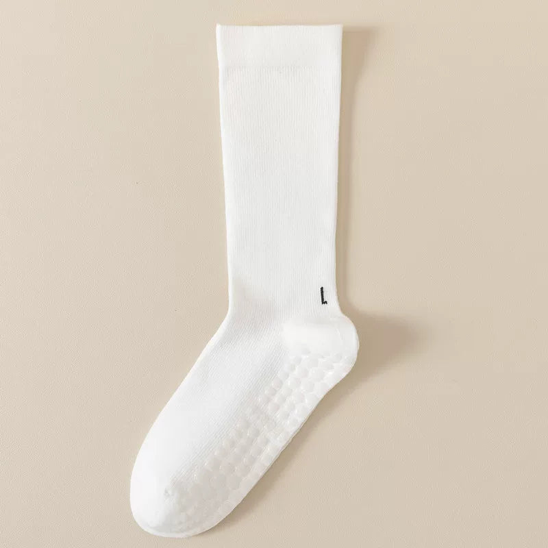 Findszx | Women’s Mid-Calf Yoga Socks with Grip for Pilates, Dance & Indoor Fitness