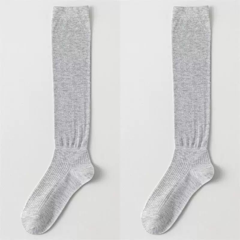 Findszx | Lightweight Shimmer Long Calf Socks for Women, Smooth Sheer Texture, Summer Mid-High Style