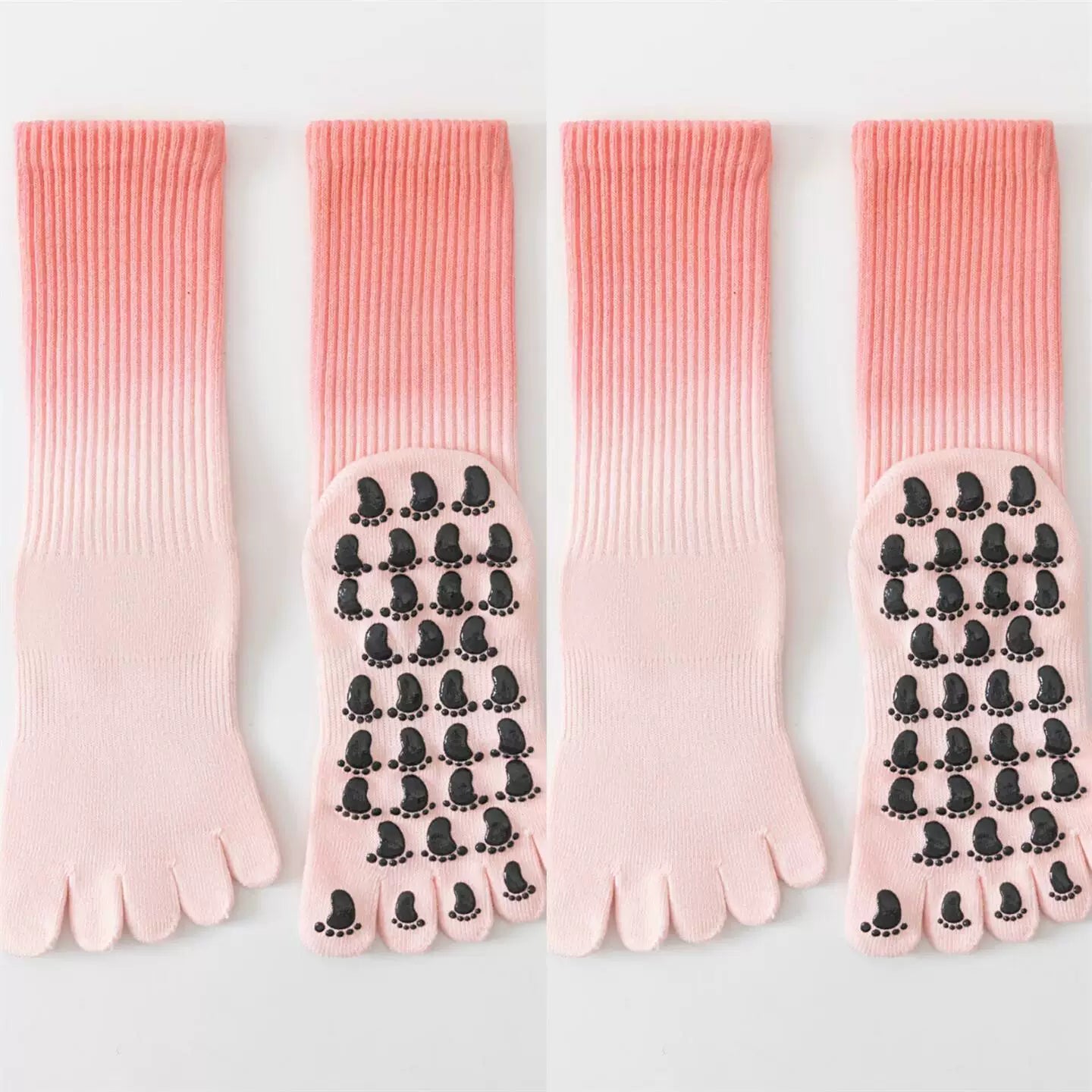 Findszx | Women’s Lightweight Five-Toe Yoga Socks with Grip for Pilates & Indoor Training