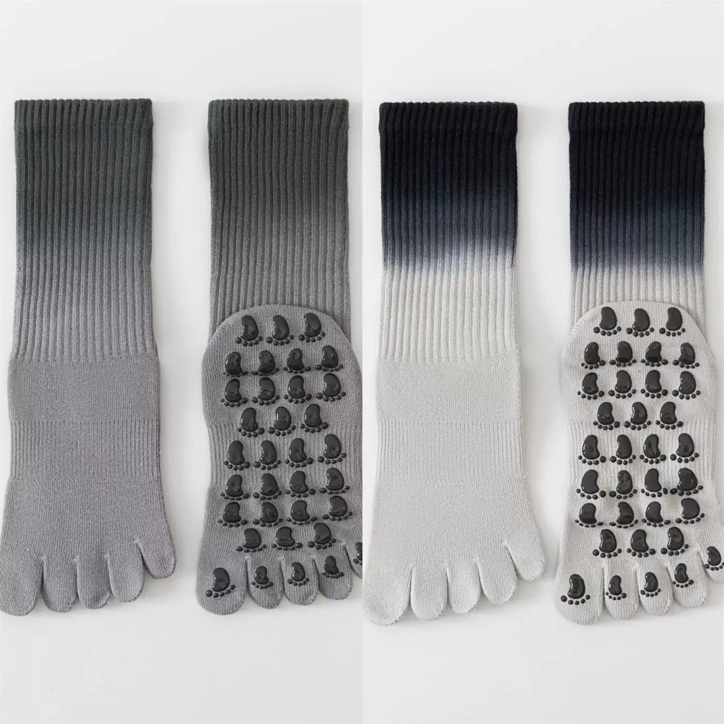 Findszx | Women’s Lightweight Five-Toe Yoga Socks with Grip for Pilates & Indoor Training