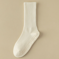 Findszx | Women’s Solid Color Mid-Calf Yoga Socks with Grip for Pilates & Indoor Fitness