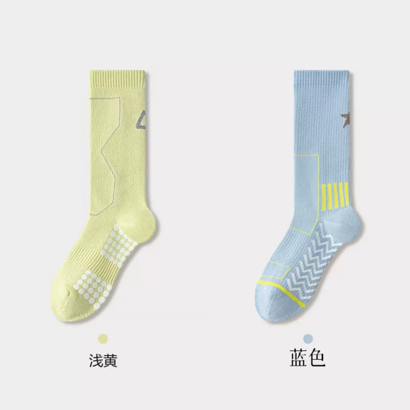 Findszx | Women’s Cushioned Mid-Calf Cotton Sports Socks for Indoor Fitness & Daily Training