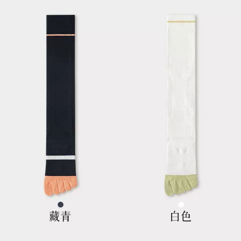 Findszx | Women’s Five-Toe Calf Socks for Spring & Autumn Indoor Fitness and Everyday Wear