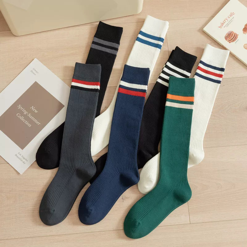 Findszx | Women’s Mid-Calf Cotton Socks in Lightweight Design for Spring & Autumn Wear