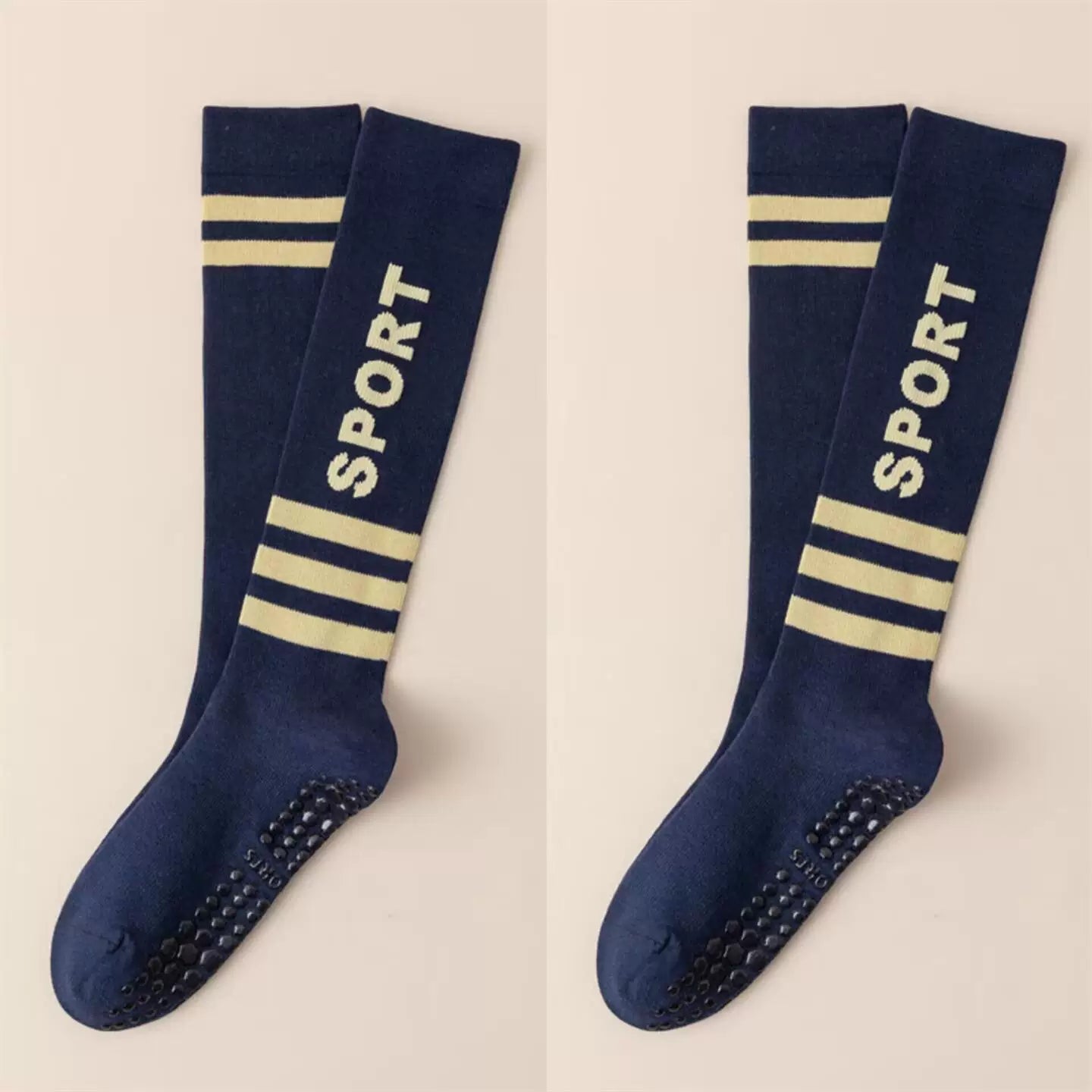 Findszx | Women’s Long-Calf Yoga Socks with Silicone Grip for Pilates & Indoor Fitness