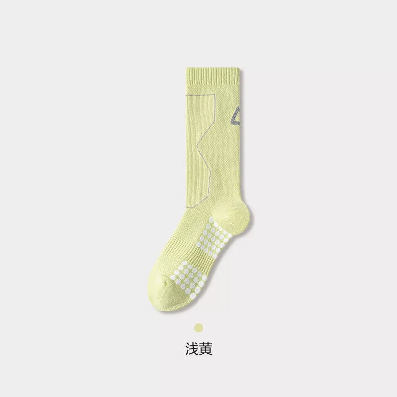 Findszx | Women’s Cushioned Mid-Calf Cotton Sports Socks for Indoor Fitness & Daily Training