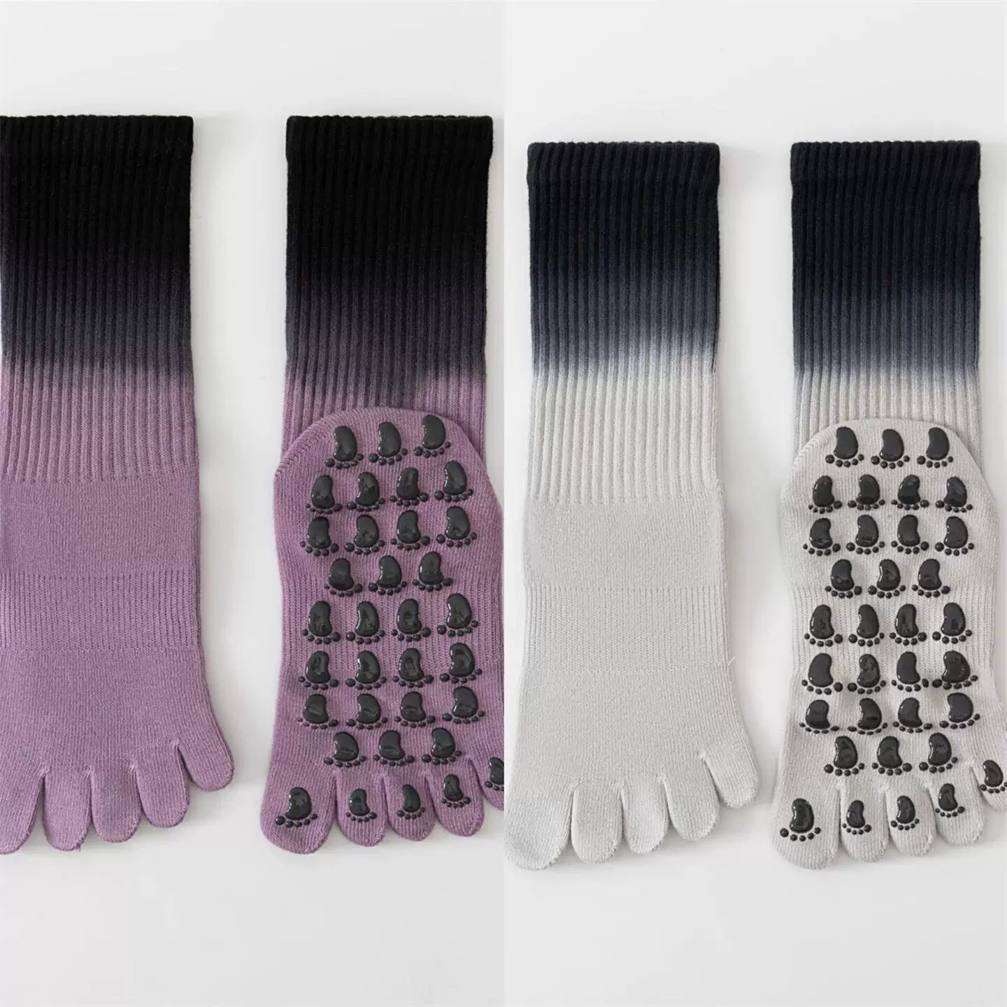 Findszx | Women’s Lightweight Five-Toe Yoga Socks with Grip for Pilates & Indoor Training