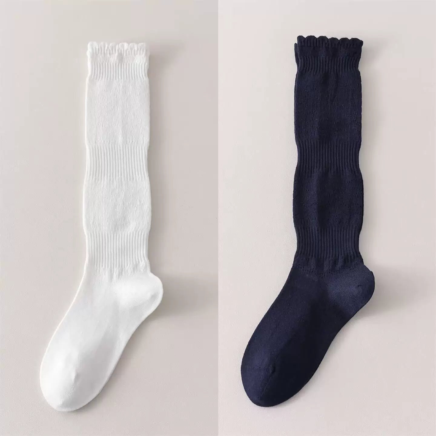 Findszx | Women’s Merino Wool Lace Calf Socks with Open-Knit Texture for Everyday Fashion Wear