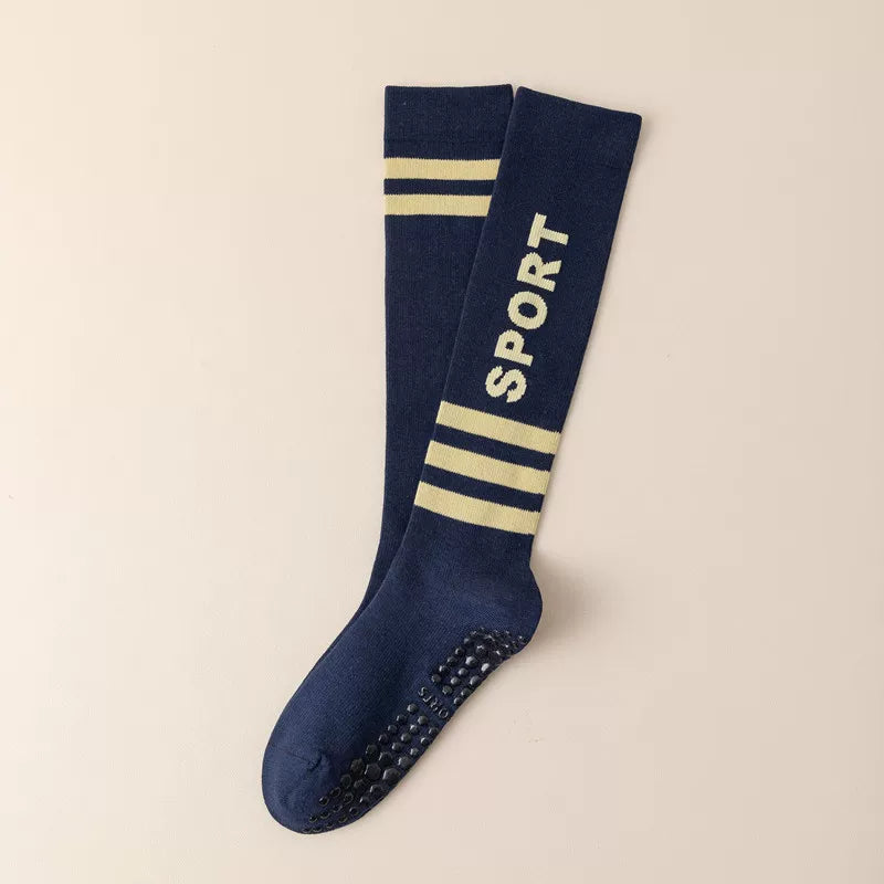 Findszx | Women’s Long-Calf Yoga Socks with Silicone Grip for Pilates & Indoor Fitness