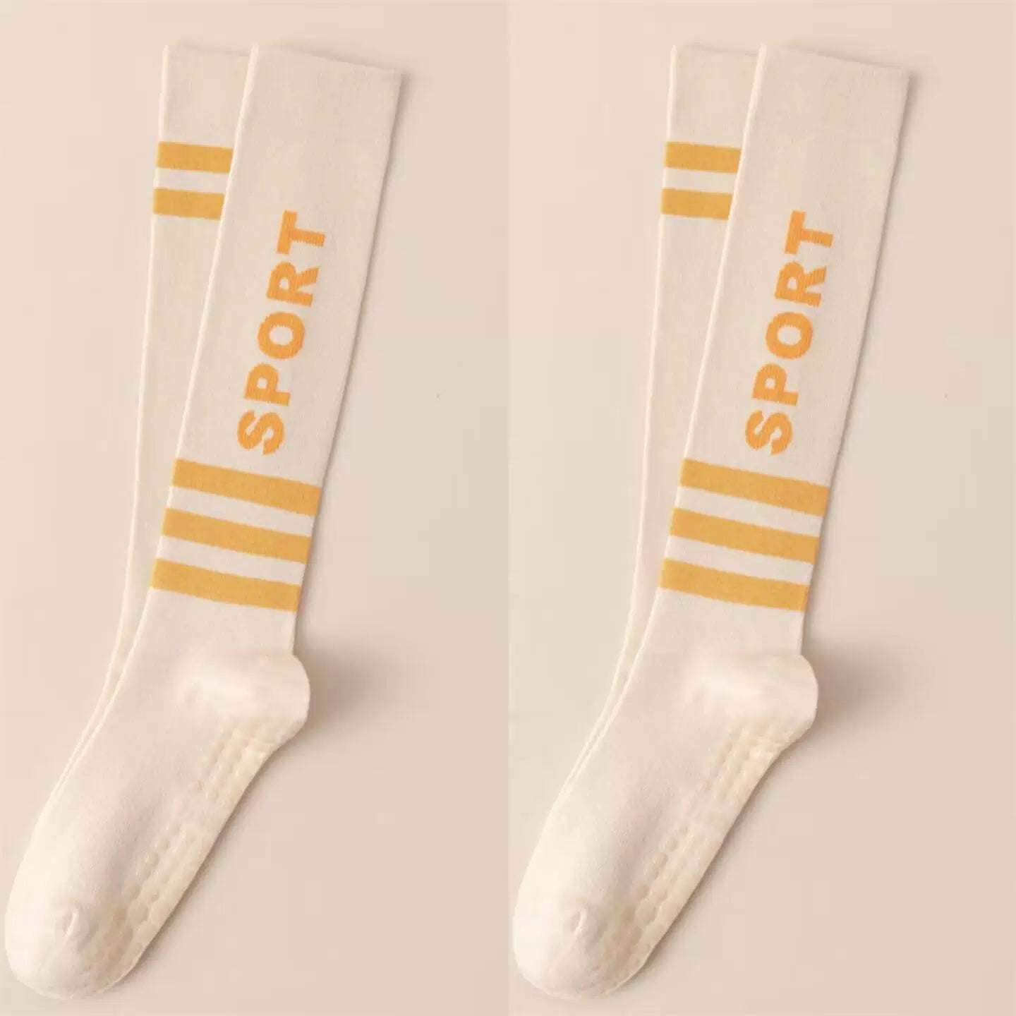 Findszx | Women’s Long-Calf Yoga Socks with Silicone Grip for Pilates & Indoor Fitness