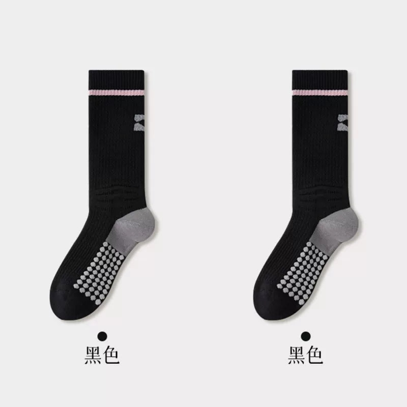 Findszx | Women’s Cushioned Mid-Calf Cotton Sports Socks for Indoor Fitness & Daily Training